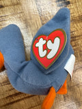 McDonalds Ty Teenie Beanie Babies Scoop the Pelican Bird -6CF - Pristine by Vanessa Jane