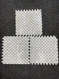 Lot of 3 sheets 12 in. x 12 in. Marble Mosaic Floor and Wall Tile by Vanessa Jane