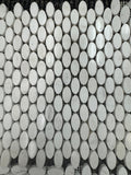 Lot of 3 sheets 12 in. x 12 in. Marble Mosaic Floor and Wall Tile by Vanessa Jane