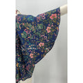 Entro Bell Sleeve Sheer Boho Peasant Crochet Dress, navy, size small by Vanessa Jane