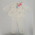 1st Impressions Baby Girl 2 Pc Outfit LS Tunic Bottom Leggings 3-6M by Vanessa Jane