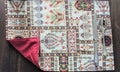 DaDalogy Bedding Set of 4-Pieces Light White Mughal Floral Botanical Cottage Fleur Tapestry Placemats 13” x 19” (18196) by DaDalogy Bedding Collection