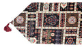 DaDalogy Bedding Elegant Woven Mughal Floral Tapestry Table Runner, Dark Noir Botanical Vintage Fleur (18197) by DaDalogy Bedding Collection