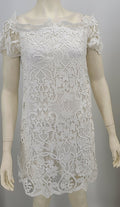 Lush Women Dress Lace Slash Neck Backless Sexy Elegant Shoulder,Medium by Vanessa Jane