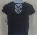 Ideology Girls Graphic-Print Cross-Back T-Shirt by Vanessa Jane