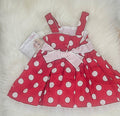 Nordstrom Sweet Heart Rose Baby Girls Dress, 12M/Red by Vanessa Jane