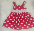 Nordstrom Sweet Heart Rose Baby Girls Dress, 12M/Red by Vanessa Jane