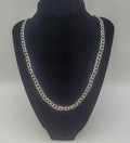 Steeltime Mens Curb Chain Necklace in Sterling Silver 22 Inches by Vanessa Jane
