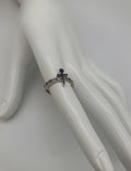 Sterling Forever Womens Cubic Zirconia Ankh Chain Link Ring – Size 6 Silver by Vanessa Jane