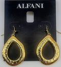 Alfani Gold Tone Oval Hoop Earrings by Vanessa Jane