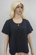 Afani Women's Flutter Sleeve Top by Vanessa Jane
