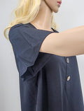 Afani Women's Flutter Sleeve Top by Vanessa Jane