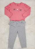 Carter's Baby Girls Bodysuit and Ruffle Leggings, Size 24Months by Vanessa Jane