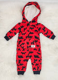 Carter's Baby Boys Hooded Fleece Jumpsuit by Vanessa Jane