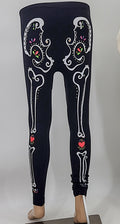 Womens Halloween Leggings, Size Small by Vanessa Jane