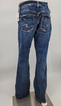 Silver Jeans Co. Suki Curvy Mid Rise Thick Stitch Bootcut Jeans, Size 30x31 by Vanessa Jane
