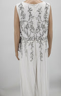 Adrianna Papell Sequined Georgette Wide-Leg Jumpsuit, Size 18 by Vanessa Jane