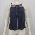 Crave Fame Embroidered Sleeveless Blouse, Size Small by Vanessa Jane