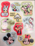 Vintage Disney Mickey Mouse and Friends Sticker Sheet by Vanessa Jane