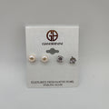 Giani Bernini 2-PC. Set Cultured Freshwater Pearl and Cubic Zirconia Stud by Vanessa Jane