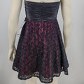 City Studios Juniors Strapless Lace A-Line Dress, Size 9 by Vanessa Jane