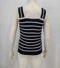 LOFT Women’s Black & White Striped Lightweight Sweater Top Size Medium by Vanessa Jane