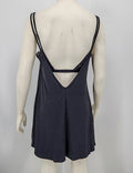 Linea Donatella Womens Black Babydoll Nightie W/Support Bra,Size Medium by Vanessa Jane