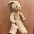 Long Ear Bunny Stuffed Animal - 14" Ultra Soft Plush | Cream by ozznekshoes