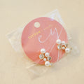 Jeweled Grapes Pearl Earrings