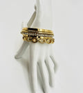 I.n.c. Gold-Tone Crystal Enhanced Multi-Bangle Bracelet by Vanessa Jane