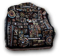 DaDa Bedding Elegant Tapestry Throw Blanket, Ethnic Ornaments Geometric Black - 50” x 60” (7174) by DaDalogy Bedding Collection