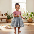 Soft and Breathable Organic Cotton Dress for Girls | Bloom by ozznekshoes