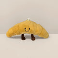 13" Giant Croissant Plushie | Ultra-Soft Aesthetic Food Pillow by ozznekshoes