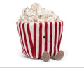 Pre-Order Movie Night Popcorn Plushie | 8.5” Ultra-Soft Sensory Food Toy by ozznekshoes