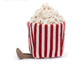 Pre-Order Movie Night Popcorn Plushie | 8.5” Ultra-Soft Sensory Food Toy by ozznekshoes