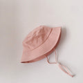 Kids Linen Sun Hat – Fisherman Bucket Hat for Toddlers with Adjustable Strap by ozznekshoes