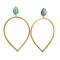 Daybreak Statement Earrings - Turquoise by Christina Greene