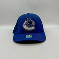 NHL Vancouver Canucks Men's SP17 Trucker Structured Flex Cap, Blue, Small/Medium by Vanessa Jane