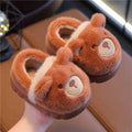 Kids’ Fuzzy Slippers | Bear & Bunny Animal House Shoes by ozznekshoes