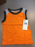 French Toast Boys’ Muscle Tee, Colorblocked Autumn Glory, 12Months by Vanessa Jane