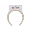 Scunci Gold Headband with Pink & Silver Jewels - New