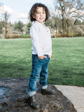 Barefoot Toddler Sneakers | Flexible Wide Toe Box Kids Shoes | Forest Green by ozznekshoes