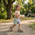 Kids Linen Blend Shorts | Breathable Organic Cotton Toddler Pants