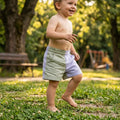Kids Linen Blend Shorts | Breathable Organic Cotton Toddler Pants