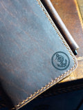 Pathfinder Field Note Case - Handmade Full-Grain Leather | Yarets Leather by Zerodamage Sahara Case LLC