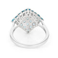 Natural Blue Paraiba Apatite Cluster Ring by Fine Color Jewels