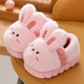 Kids’ Fuzzy Slippers | Bear & Bunny Animal House Shoes by ozznekshoes
