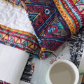 DaDa Bedding Southwestern Aztec Bohemian Desert Tribal Quilted Bedspread Set (KSX-002) by DaDalogy Bedding Collection
