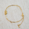 Mini Balloon Initial Bracelet