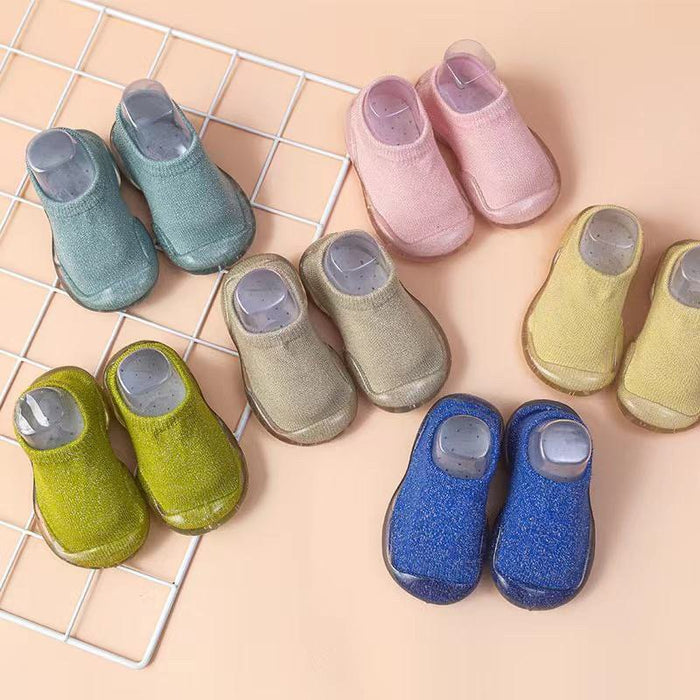 Organic Cotton Barefoot Sock Shoes for Babies & Toddlers – Clear Sole by ozznekshoes